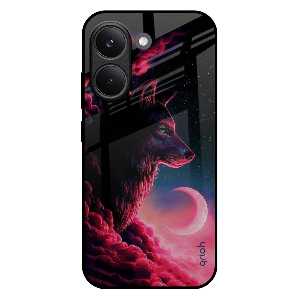Moon Wolf Poco X8 Pro 5G Glass Back Cover Online