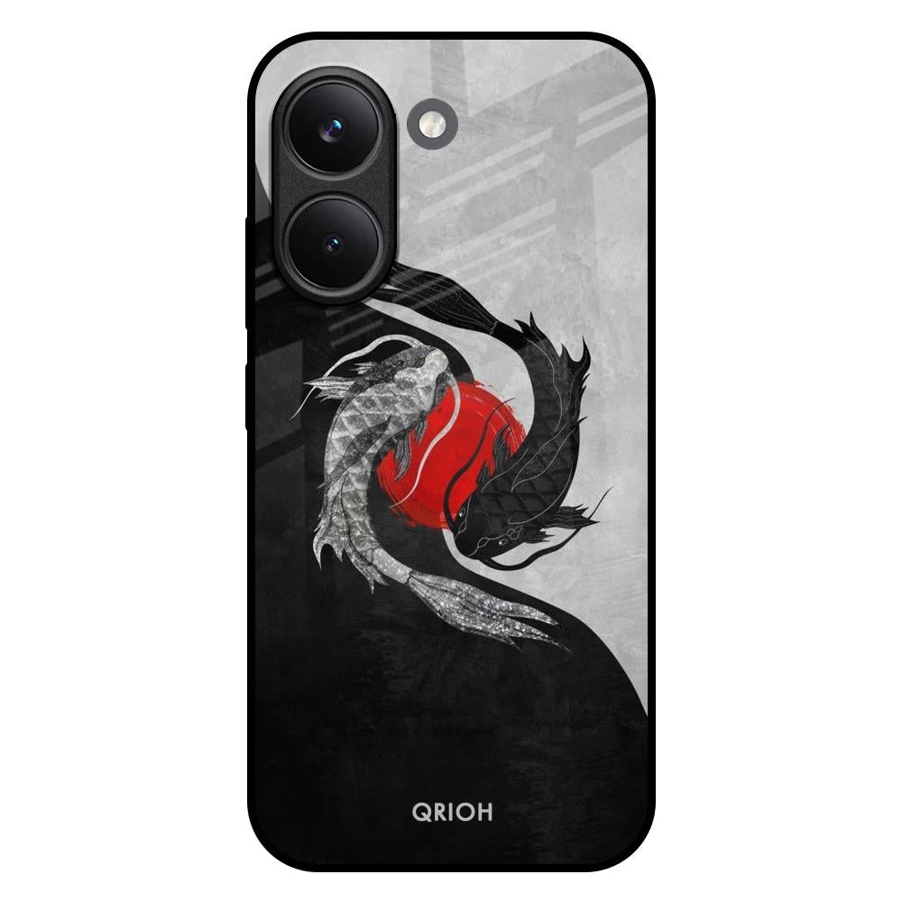 Japanese Art Poco X8 Pro 5G Glass Back Cover Online
