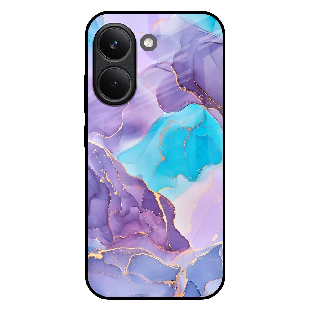 Alcohol ink Marble Poco X8 Pro 5G Glass Back Cover Online
