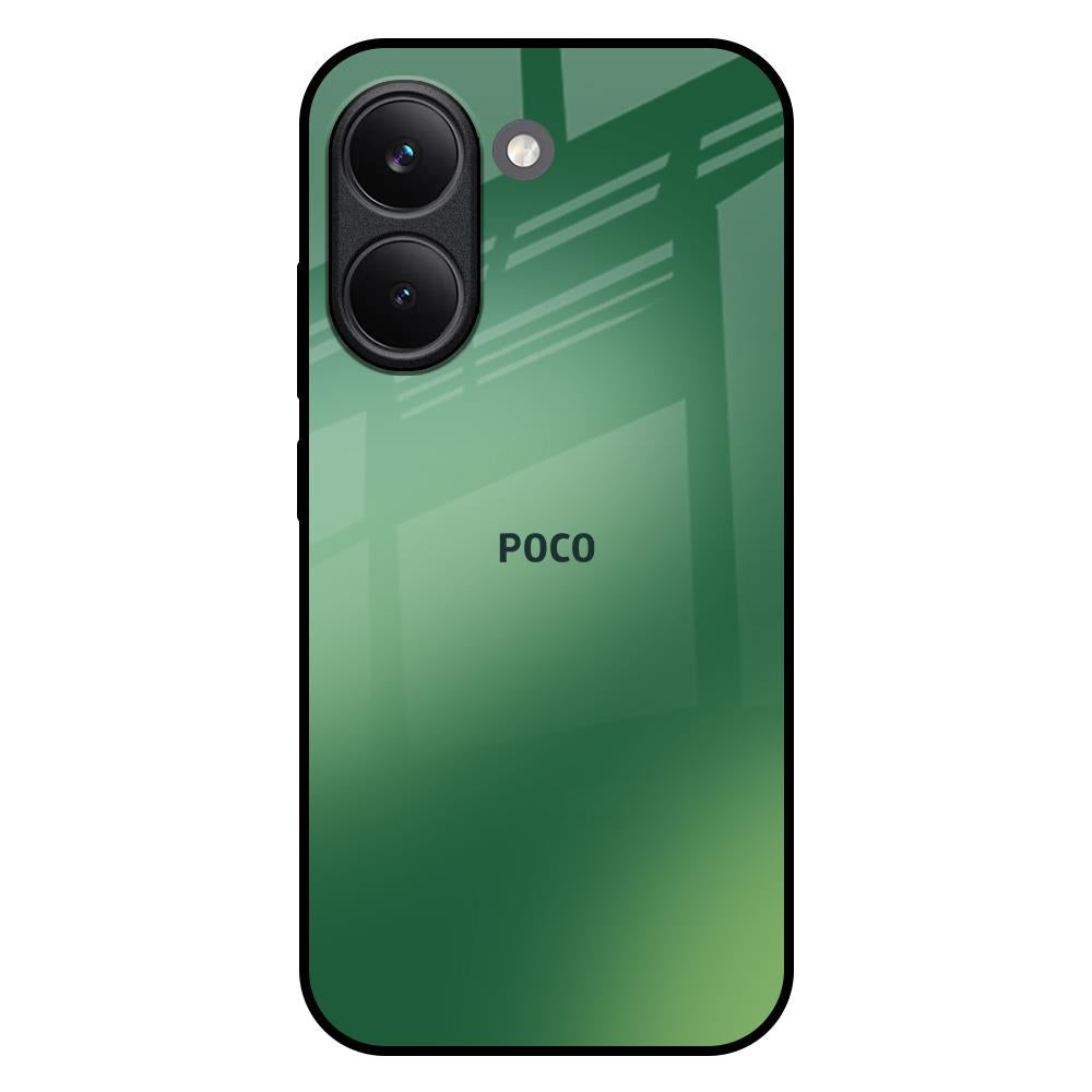 Green Grunge Texture Poco X8 Pro 5G Glass Back Cover Online