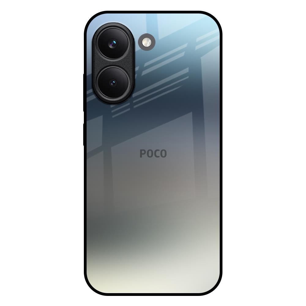 Tricolor Ombre Poco X8 Pro 5G Glass Back Cover Online