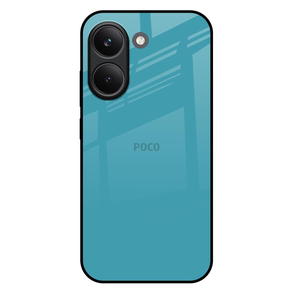 Oceanic Turquiose Poco X8 Pro 5G Glass Back Cover Online