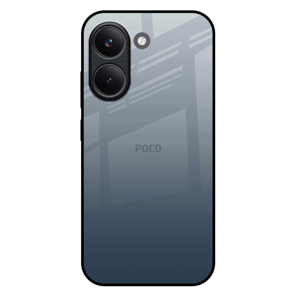 Smokey Grey Color Poco X8 Pro 5G Glass Back Cover Online