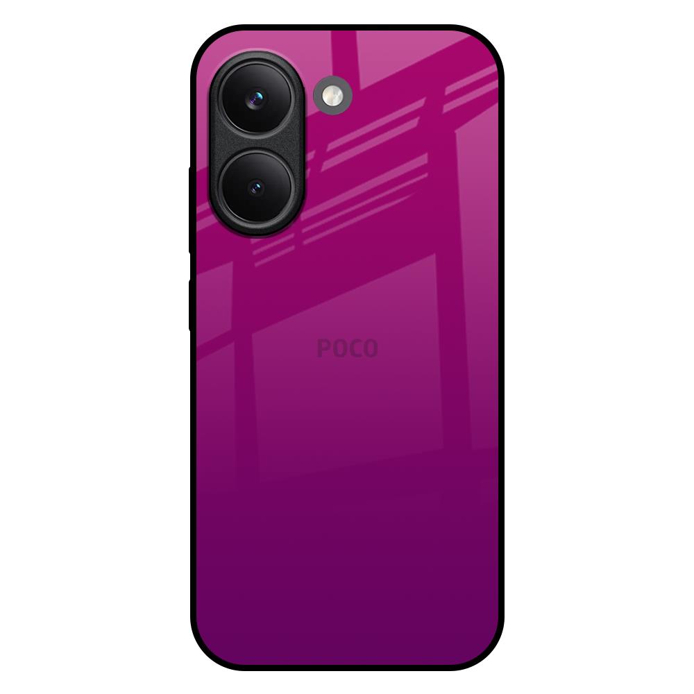 Magenta Gradient Poco X8 Pro 5G Glass Back Cover Online