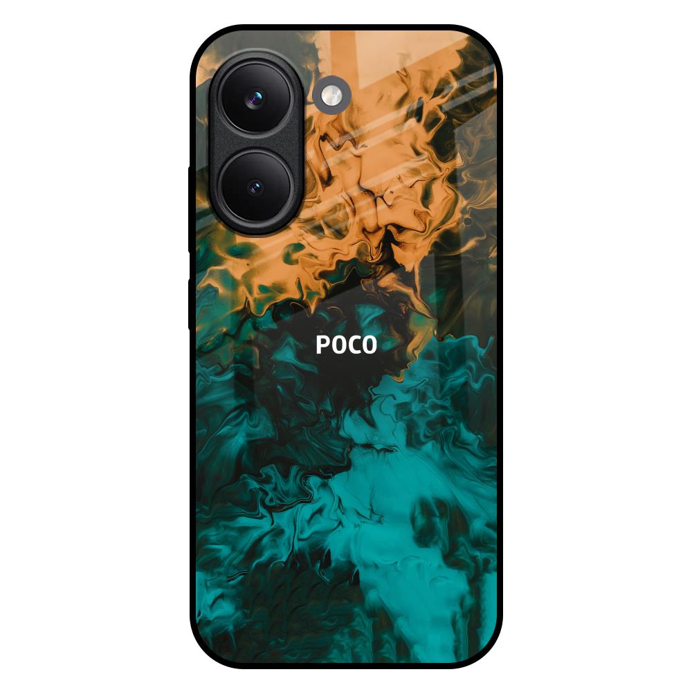 Watercolor Wave Poco X8 Pro 5G Glass Back Cover Online