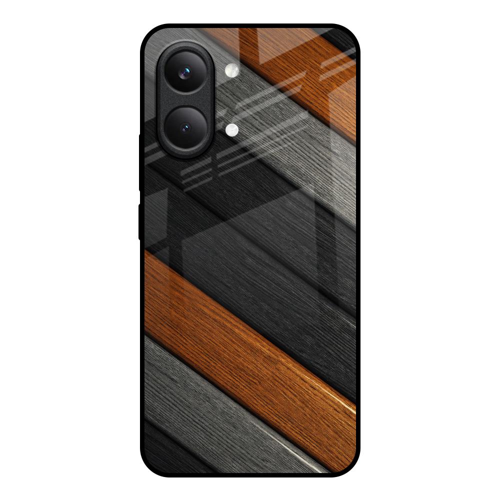 Tri Color Wood Poco X8 Pro max 5G Glass Back Cover Online
