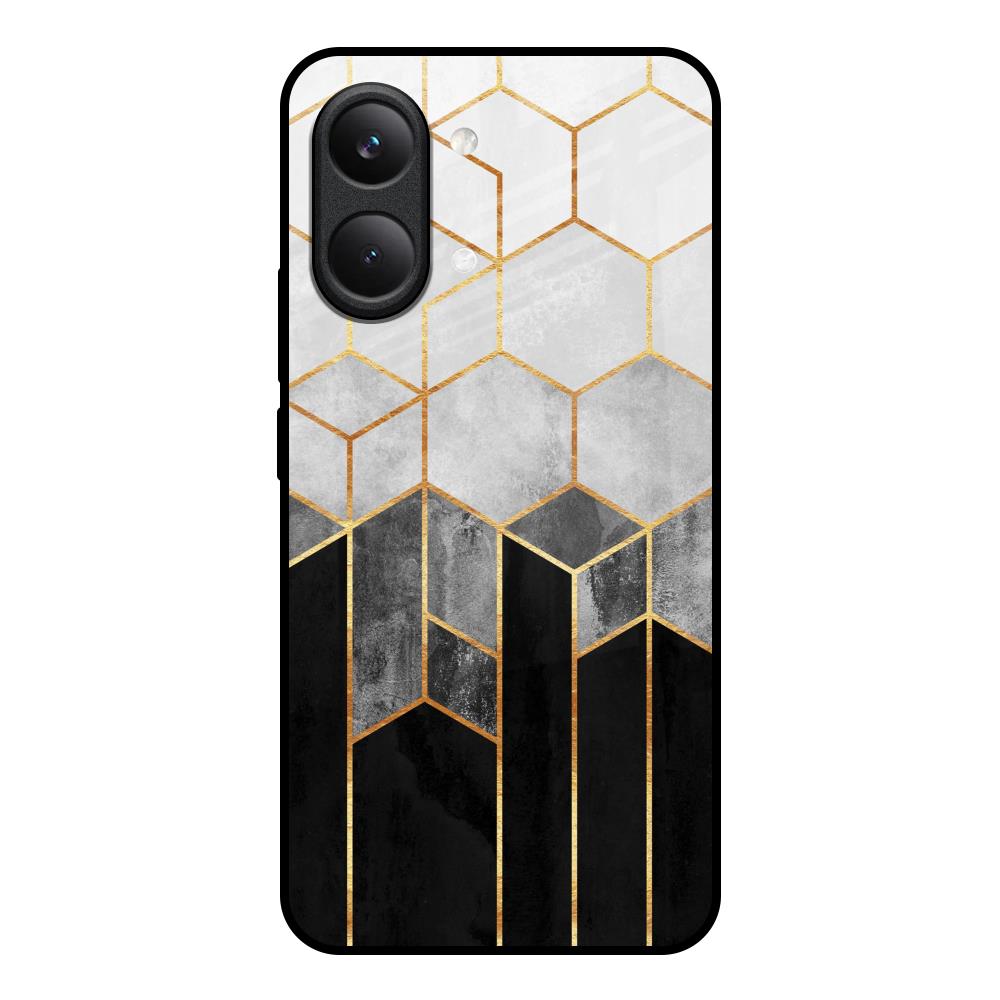 Tricolor Pattern Poco X8 Pro max 5G Glass Back Cover Online