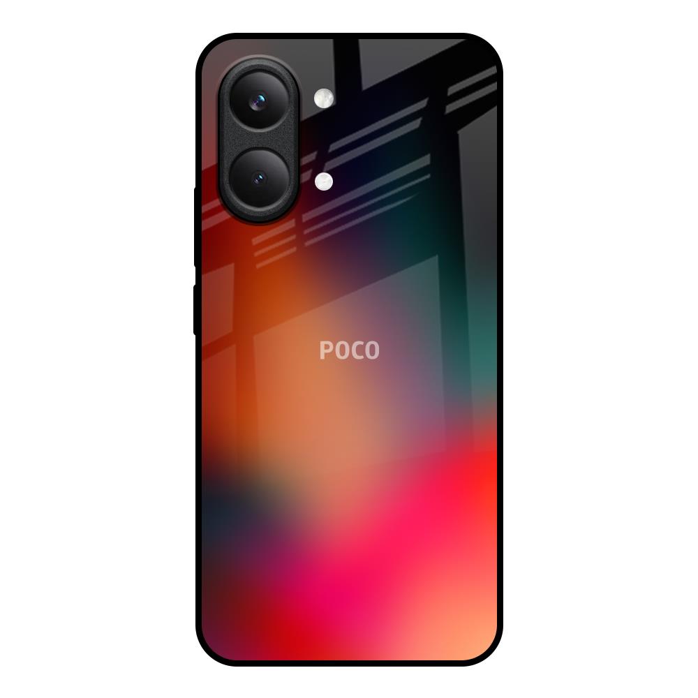 Playful Gradient Poco X8 Pro max 5G Glass Back Cover Online