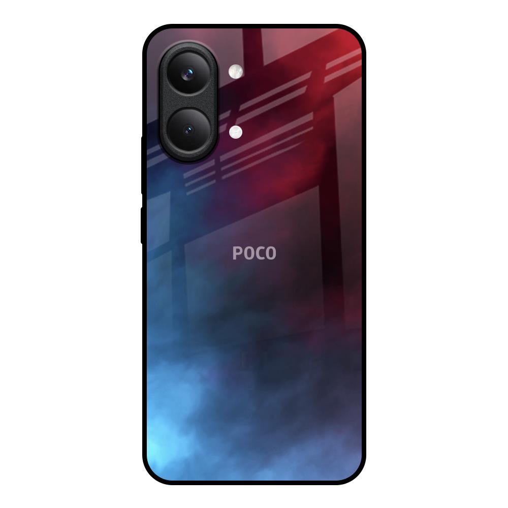 Smokey Watercolor Poco X8 Pro max 5G Glass Back Cover Online