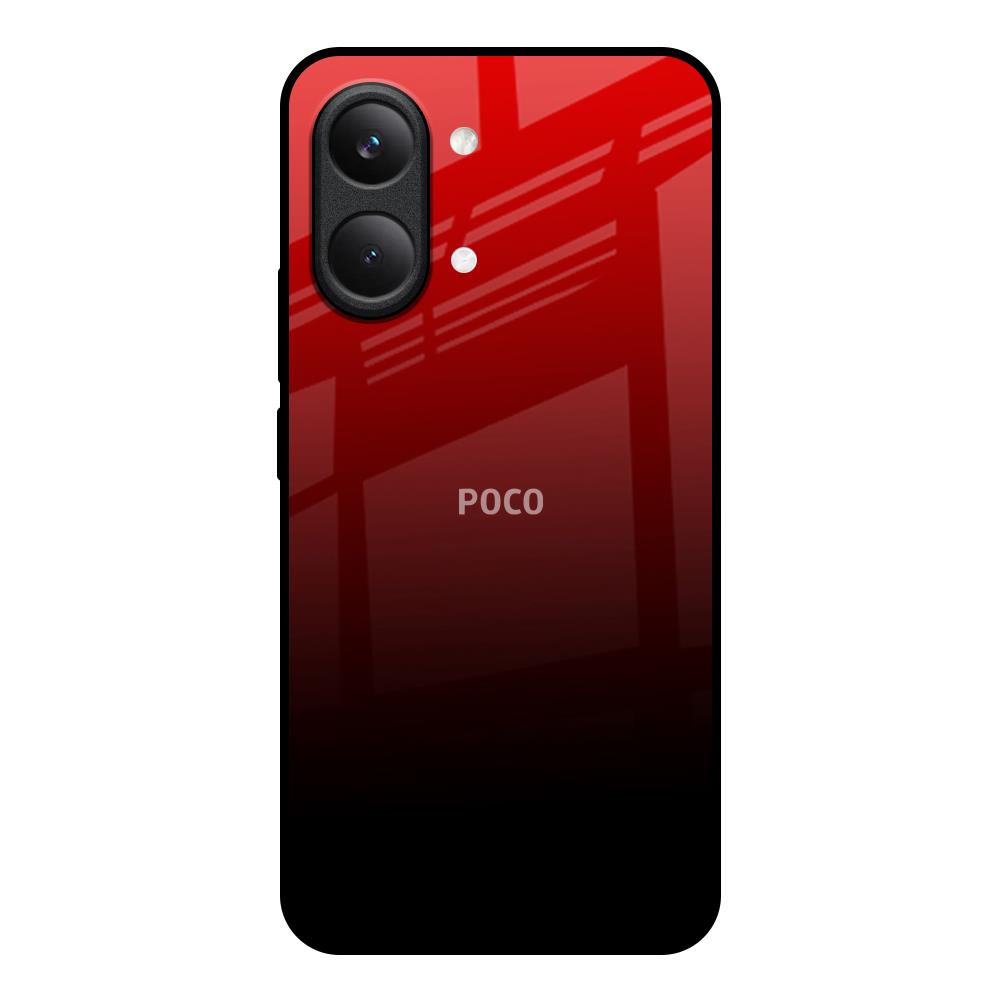 Maroon Faded Poco X8 Pro max 5G Glass Back Cover Online