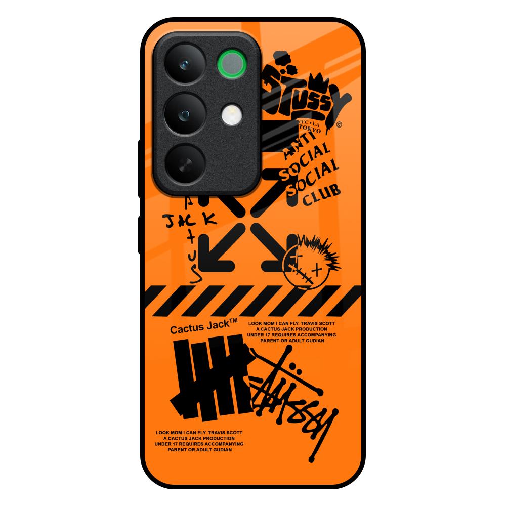 Anti Social Club Realme C85 5G Glass Back Cover Online
