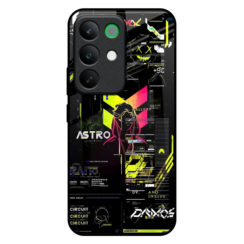 Astro Glitch Realme C85 5G Glass Back Cover Online