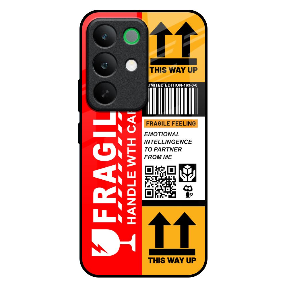 Handle With Care Realme C85 5G Glass Back Cover Online