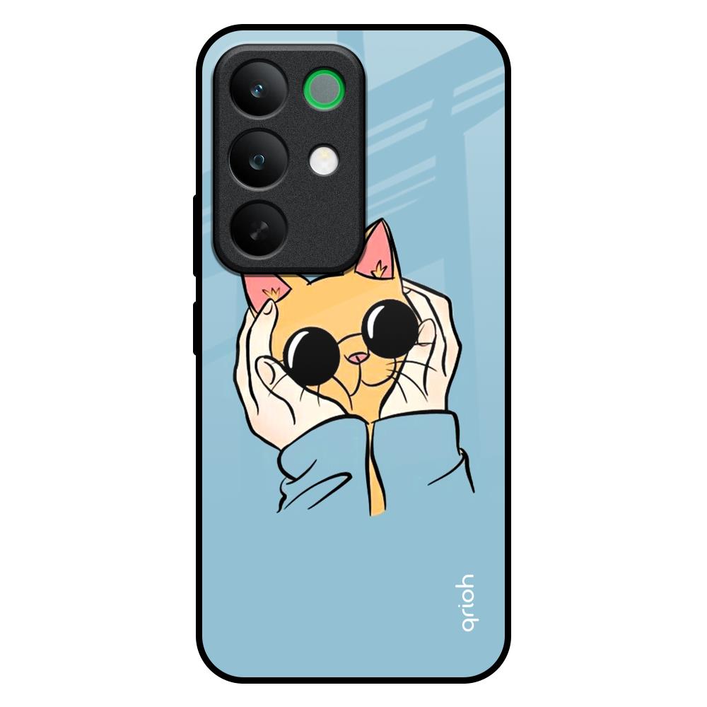 Adorable Cute Kitty Realme C85 5G Glass Back Cover Online