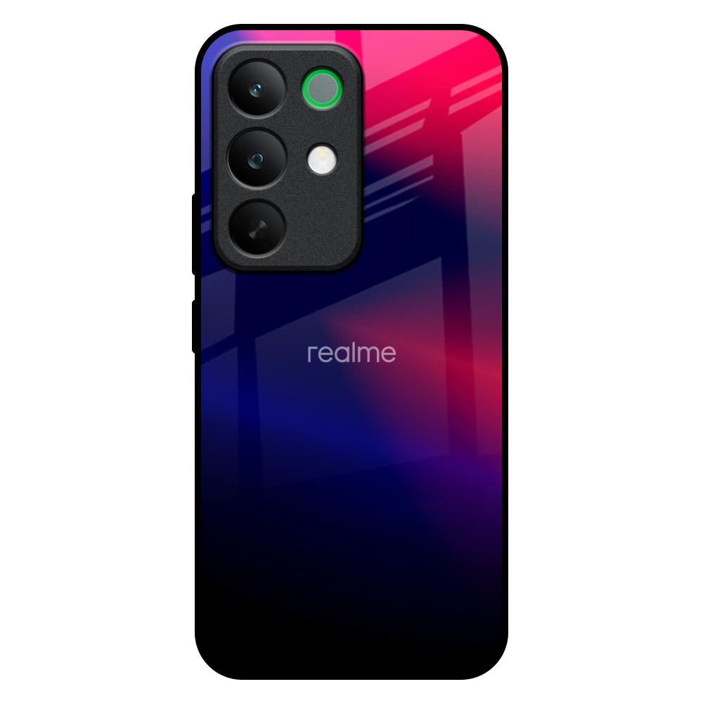 Blue Ombre Realme C85 5G Glass Back Cover Online