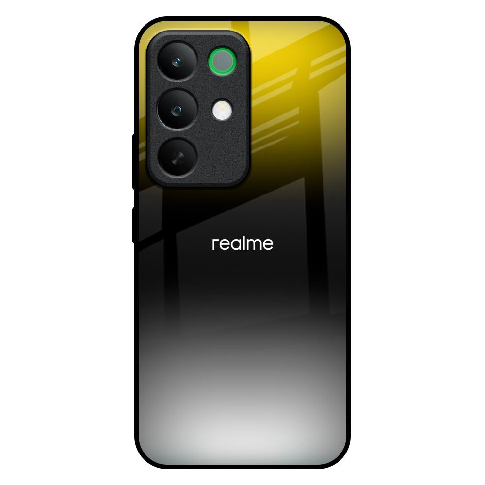 Yellow Shadow Realme C85 5G Glass Back Cover Online