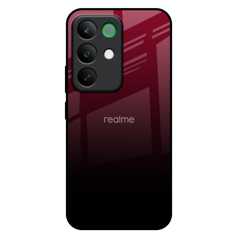 Wine Red Realme C85 5G Glass Back Cover Online