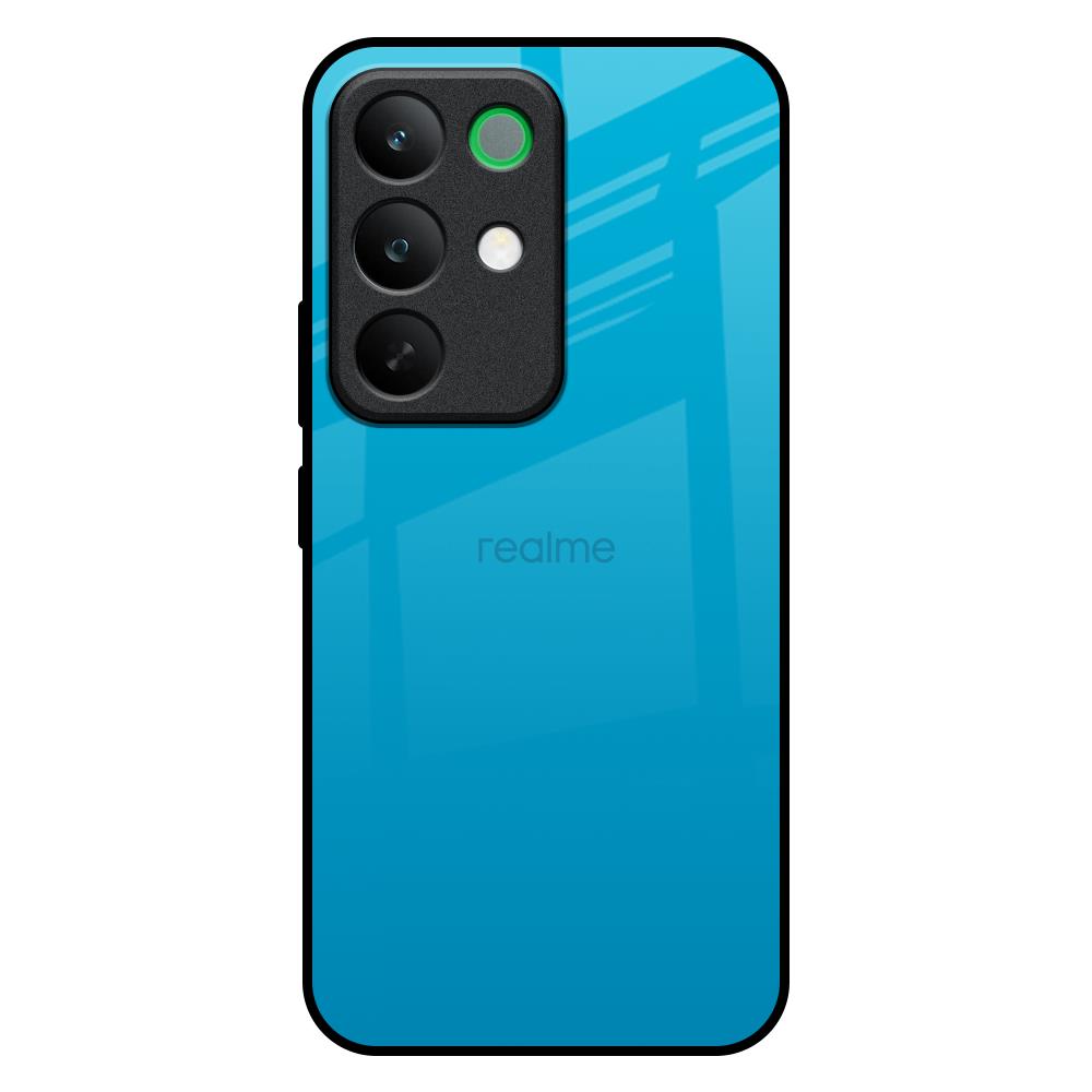 Blue Aqua Realme C85 5G Glass Back Cover Online