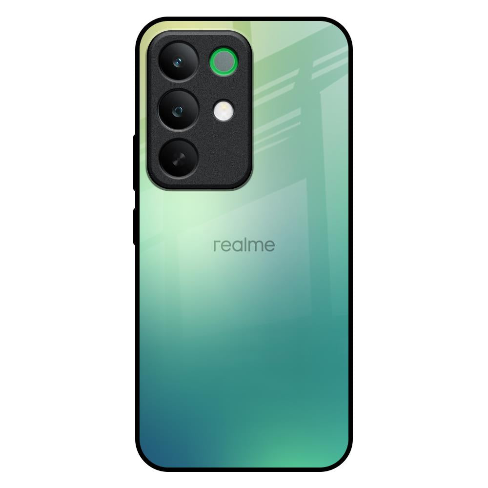 Dusty Green Realme C85 5G Glass Back Cover Online