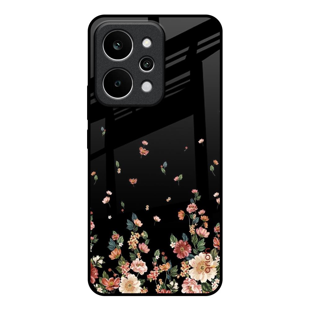 Floating Floral Print Realme P4 Power 5G Glass Back Cover Online