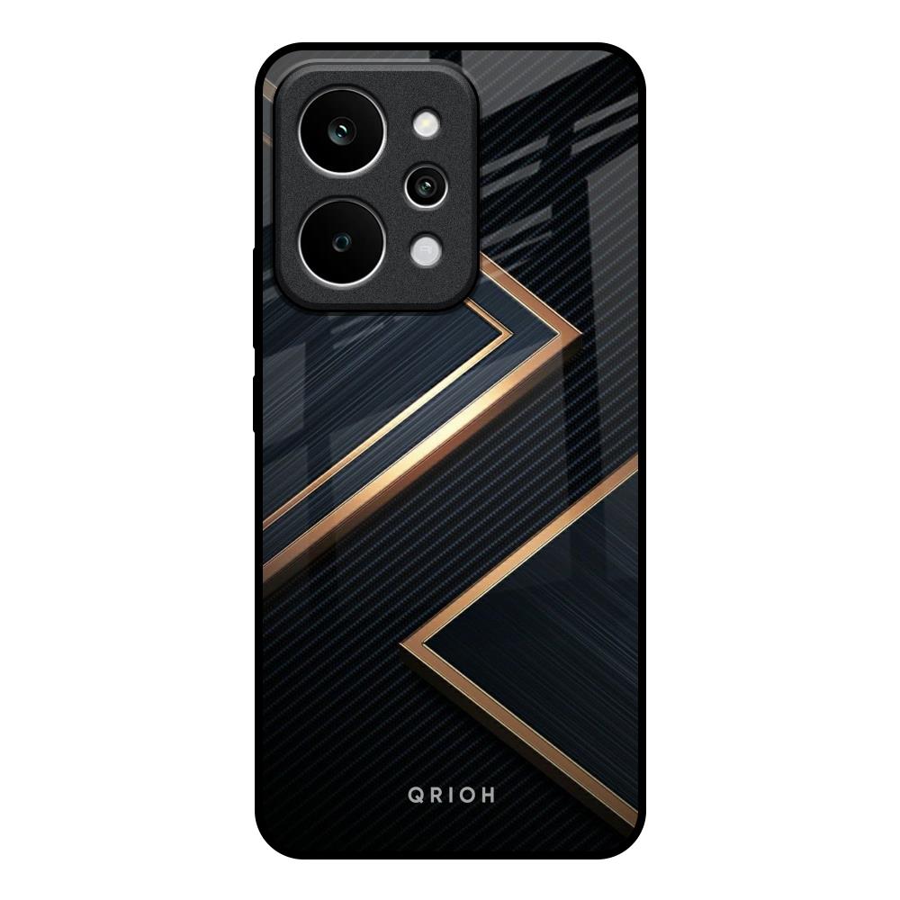 Sleek Golden & Navy Realme P4 Power 5G Glass Back Cover Online
