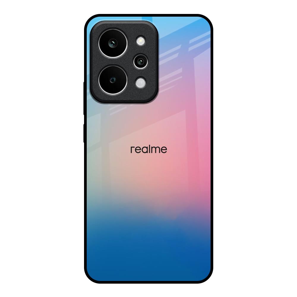 Blue & Pink Ombre Realme P4 Power 5G Glass Back Cover Online