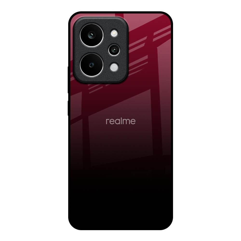 Wine Red Realme P4 Power 5G Glass Back Cover Online