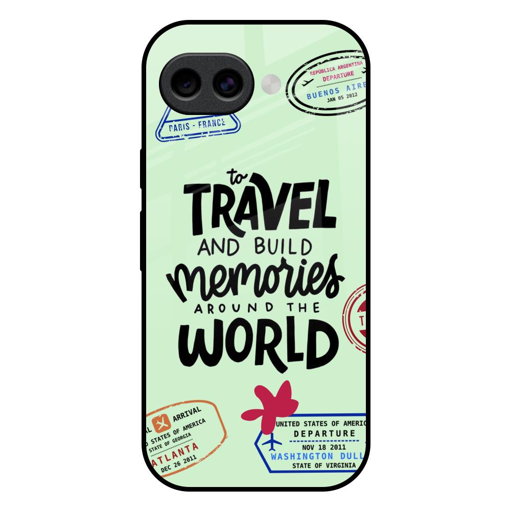 Travel Stamps Google Pixel 10A 5G Glass Back Cover Online