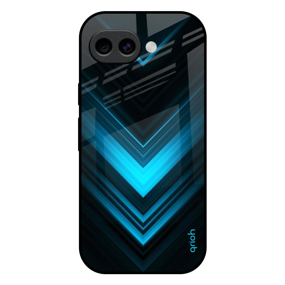 Vertical Blue Arrow Google Pixel 10A 5G Glass Back Cover Online