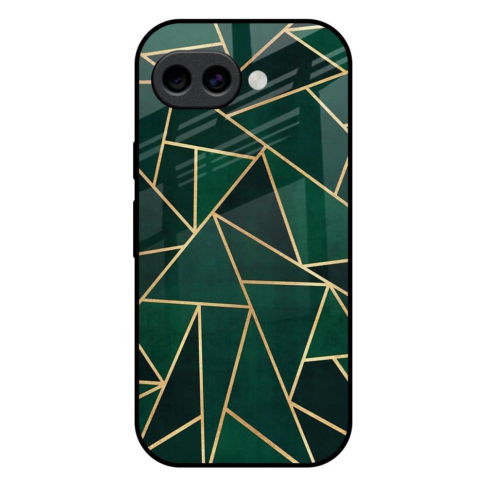 Abstract Green Google Pixel 10A 5G Glass Back Cover Online