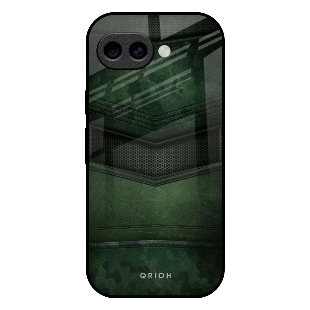 Green Leather Google Pixel 10A 5G Glass Back Cover Online
