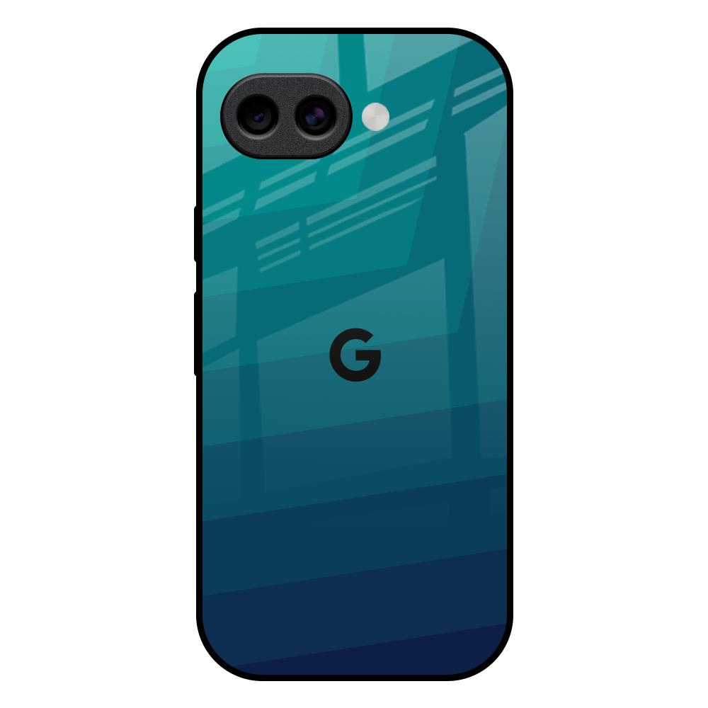 Green Triangle Pattern Google Pixel 10A 5G Glass Back Cover Online