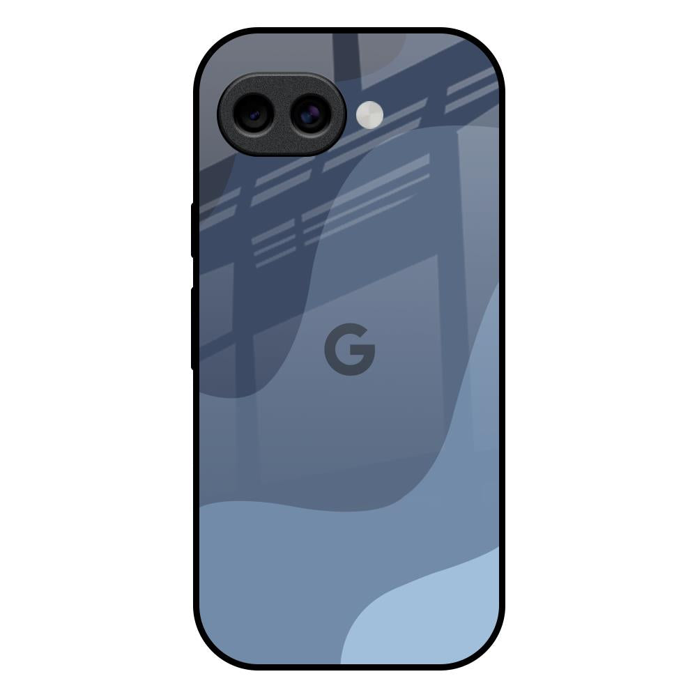 Navy Blue Ombre Google Pixel 10A 5G Glass Back Cover Online