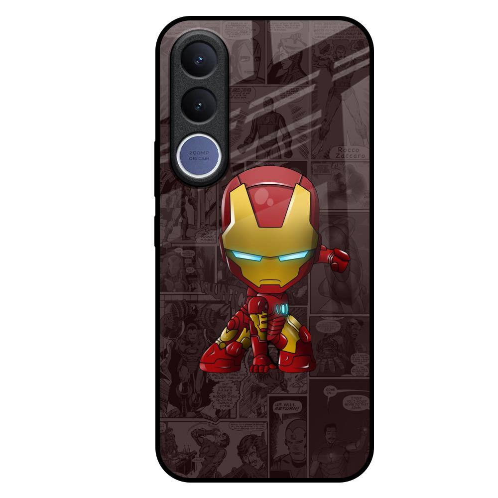Angry Baby Super Hero Vivo V70 FE 5G Glass Back Cover Online