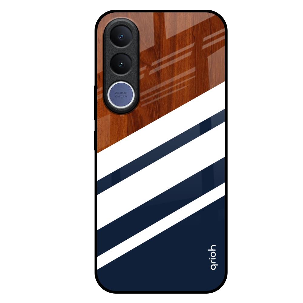 Bold Stripes Vivo V70 FE 5G Glass Back Cover Online
