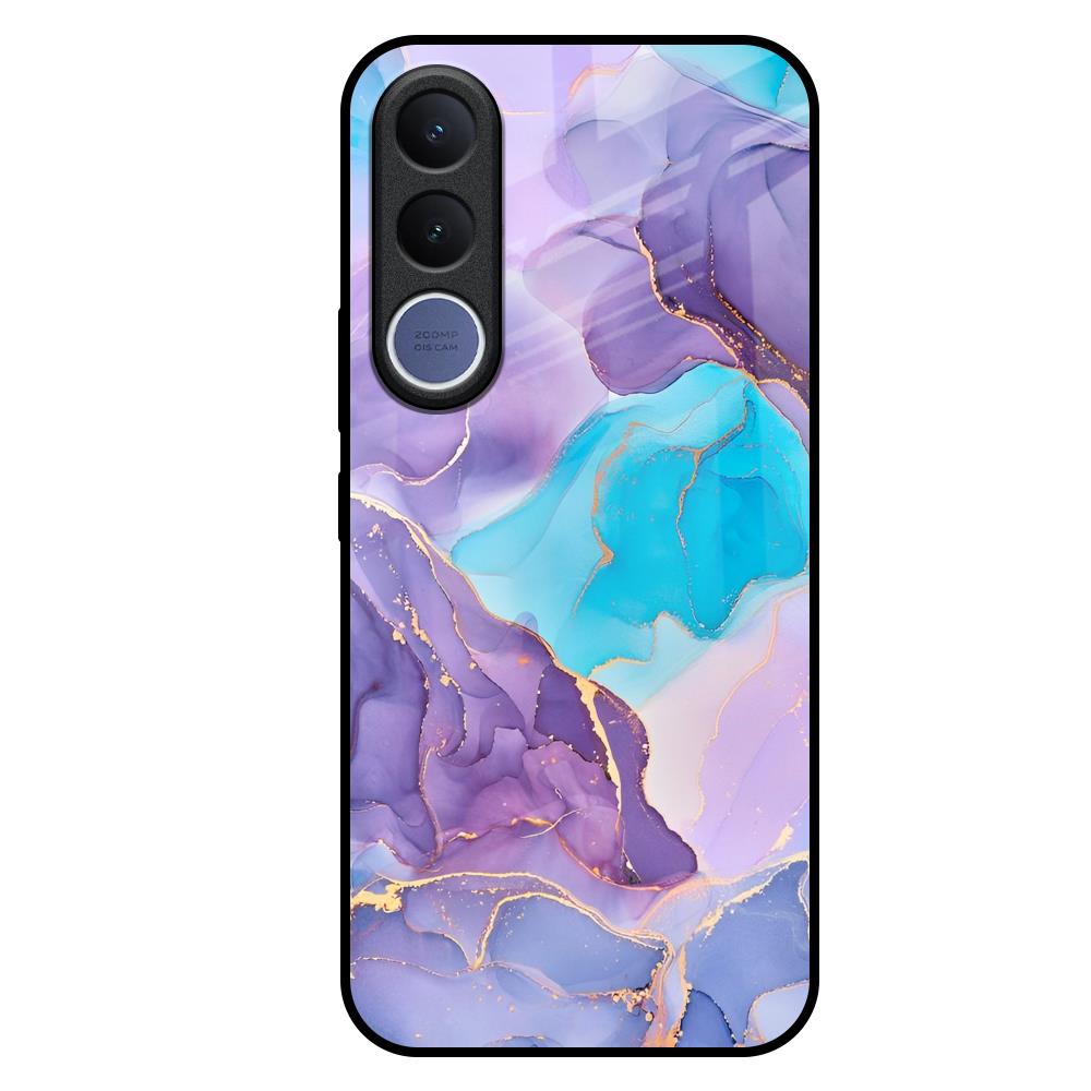 Alcohol ink Marble Vivo V70 FE 5G Glass Back Cover Online