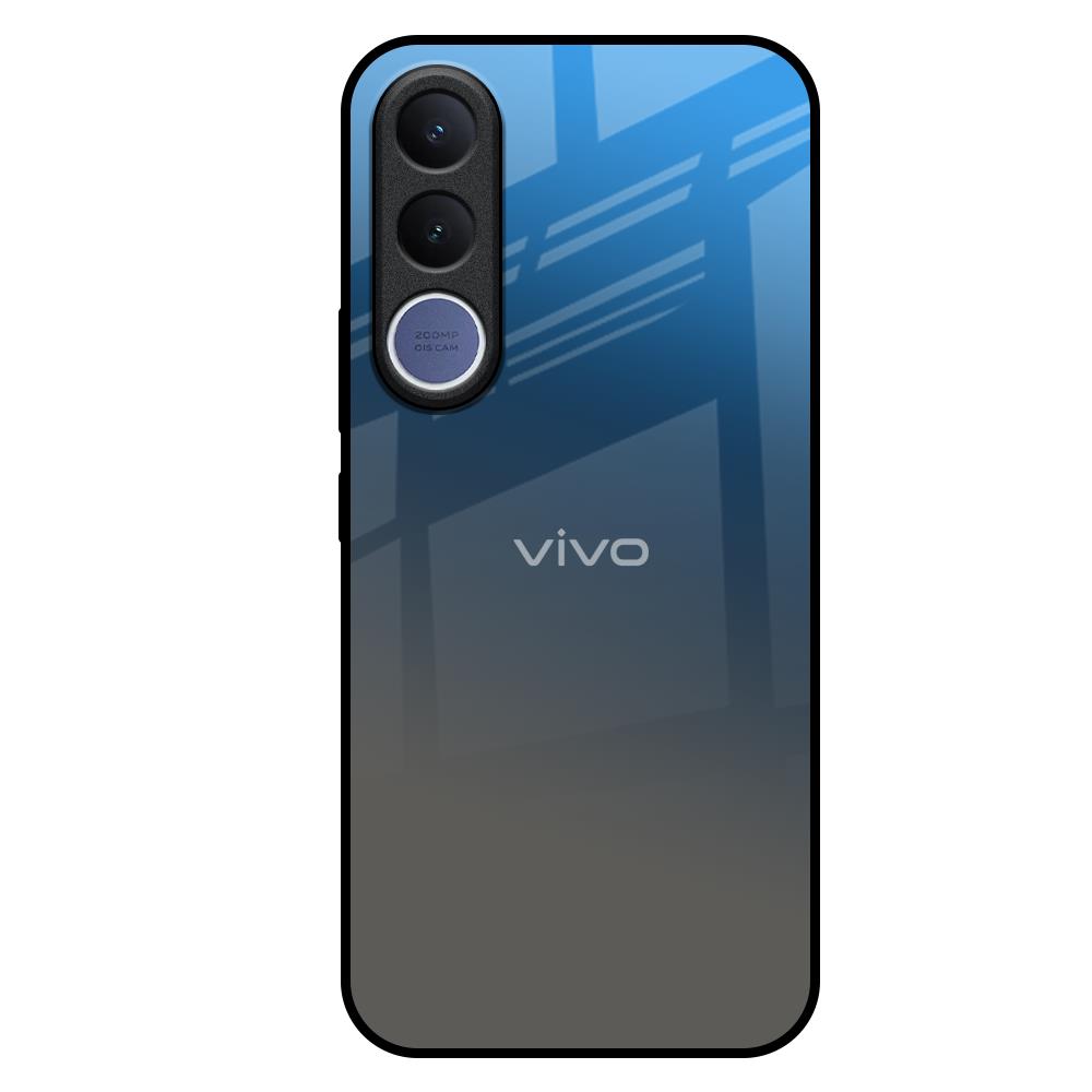 Blue Grey Ombre Vivo V70 FE 5G Glass Back Cover Online