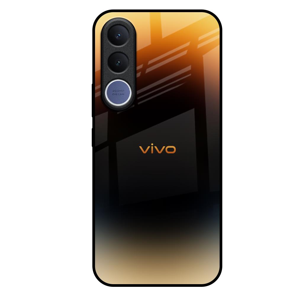 Grainy Yellow Vivo V70 FE 5G Glass Back Cover Online