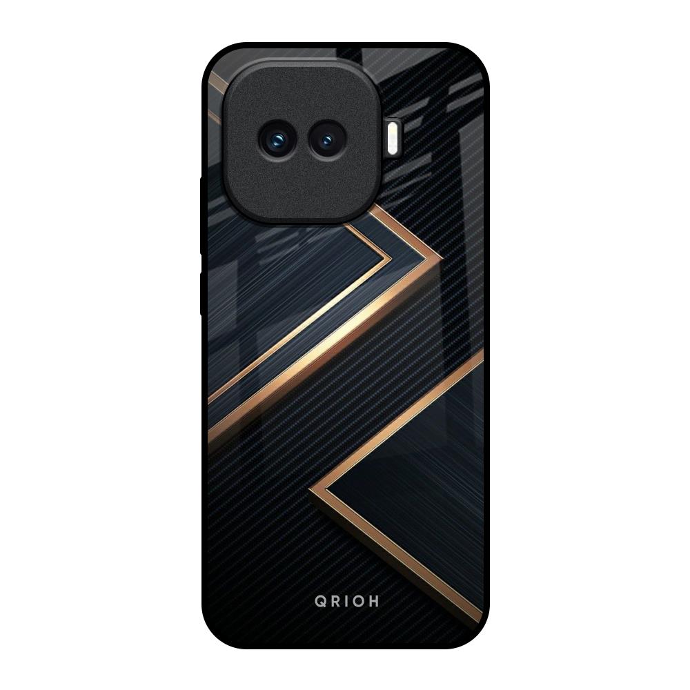 Sleek Golden & Navy iQOO 15R 5G Glass Back Cover Online