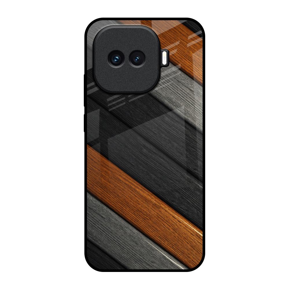 Tri Color Wood iQOO 15R 5G Glass Back Cover Online
