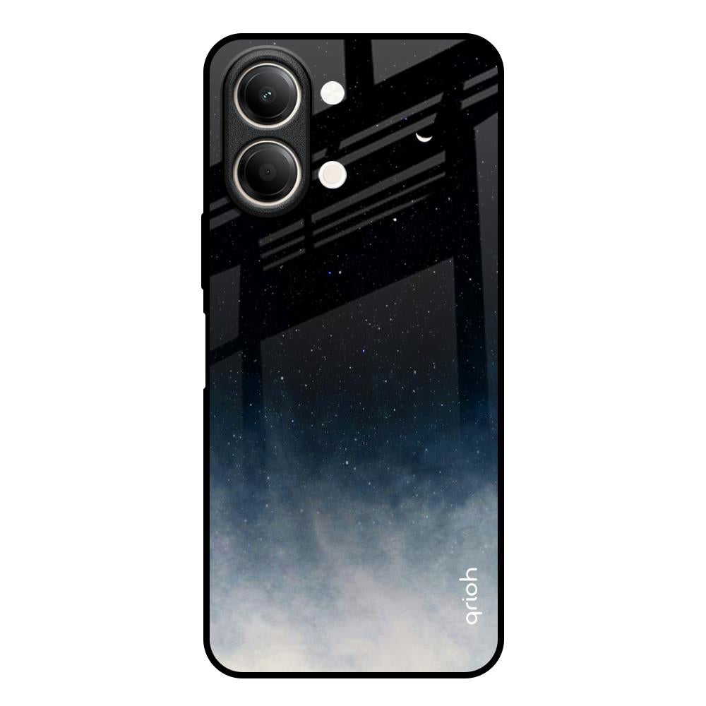 Black Aura Vivo Y21 5G Glass Back Cover Online