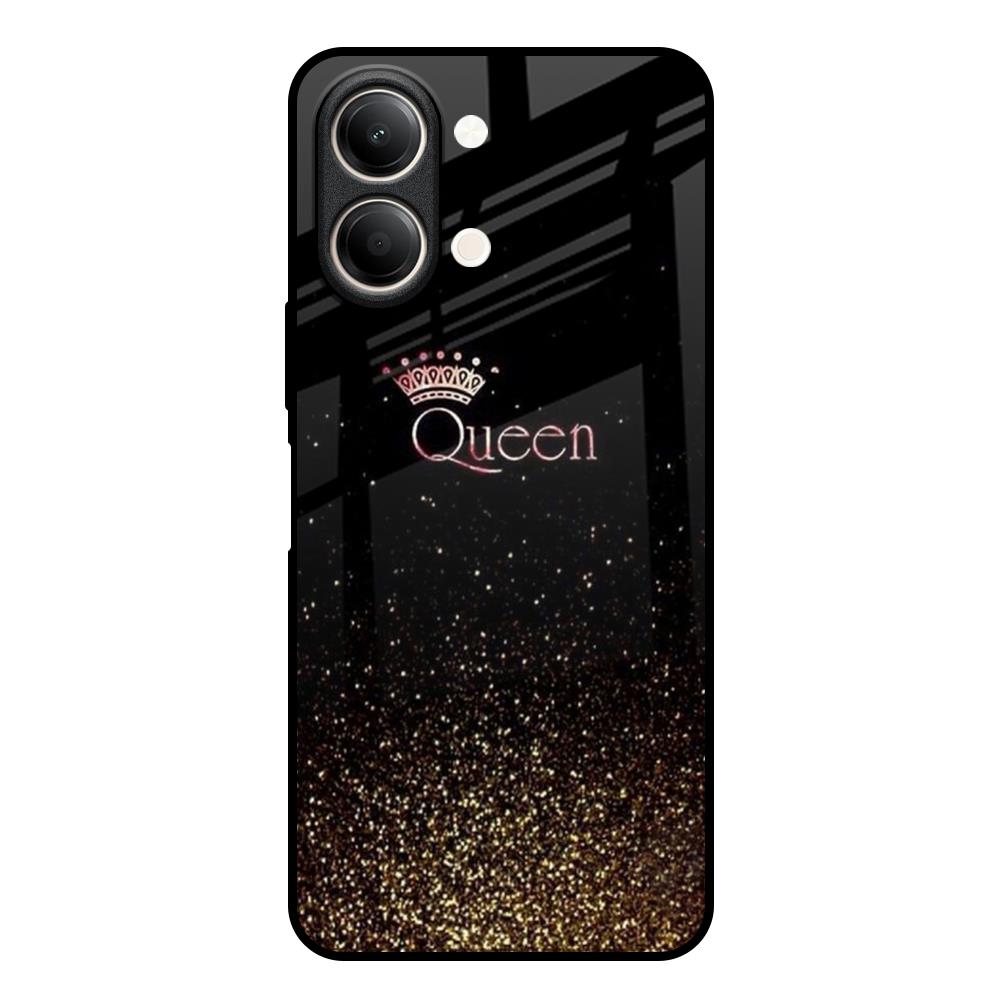 I Am The Queen Vivo Y21 5G Glass Back Cover Online
