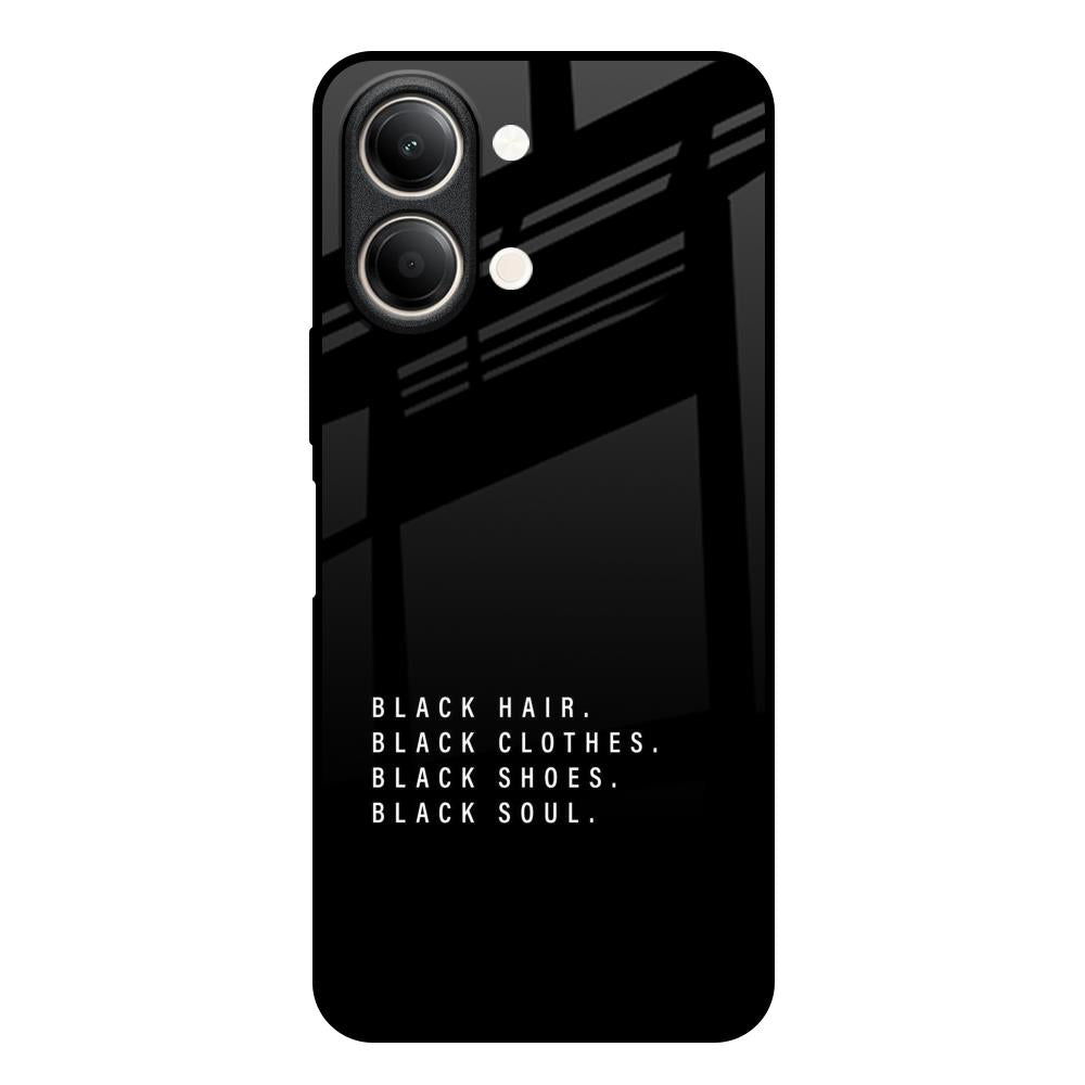 Black Soul Vivo Y21 5G Glass Back Cover Online