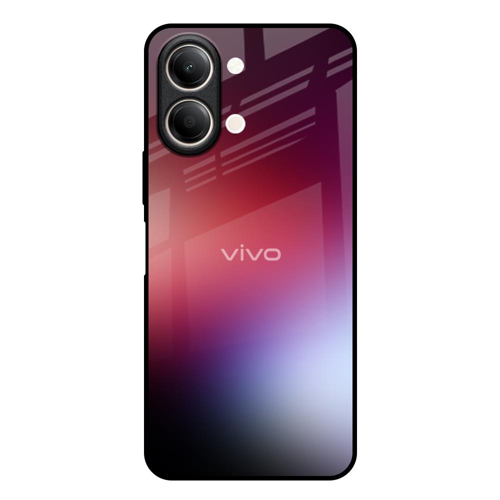 Gaussian Red Vivo Y21 5G Glass Back Cover Online