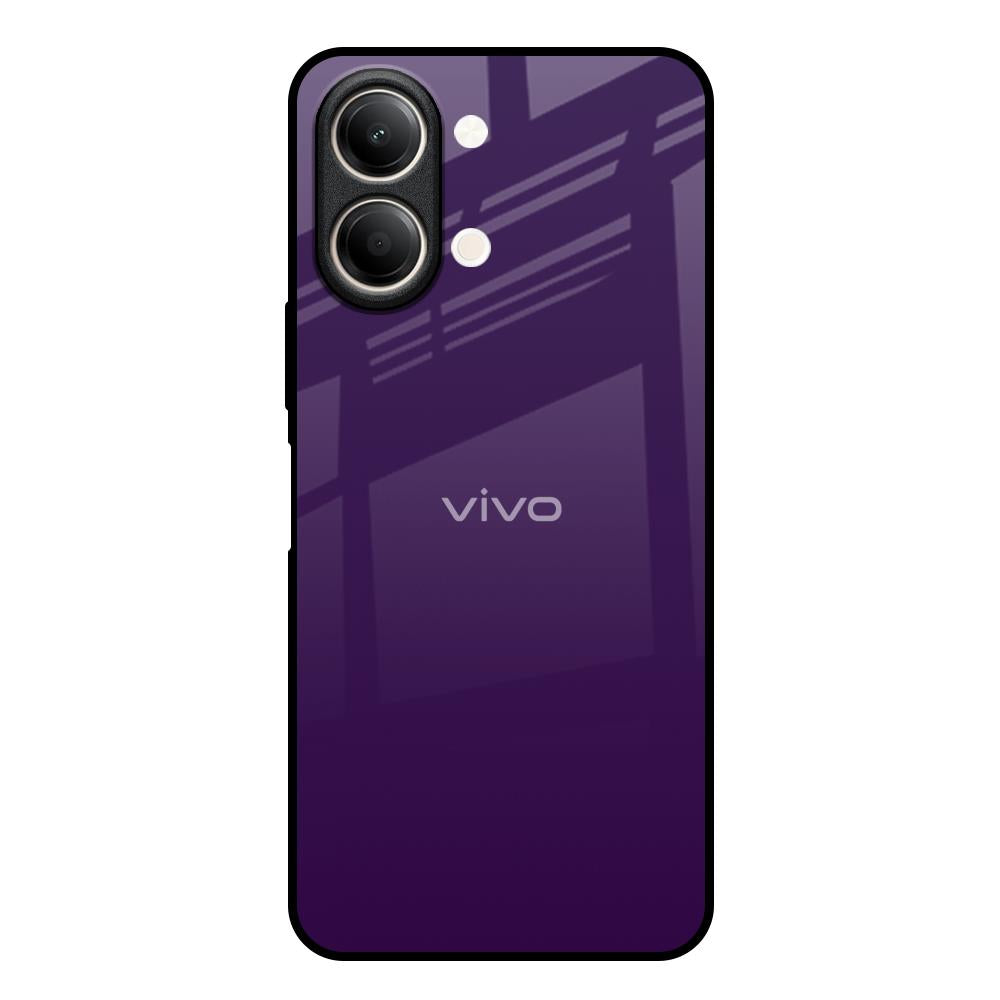 Dark Purple Vivo Y21 5G Glass Back Cover Online