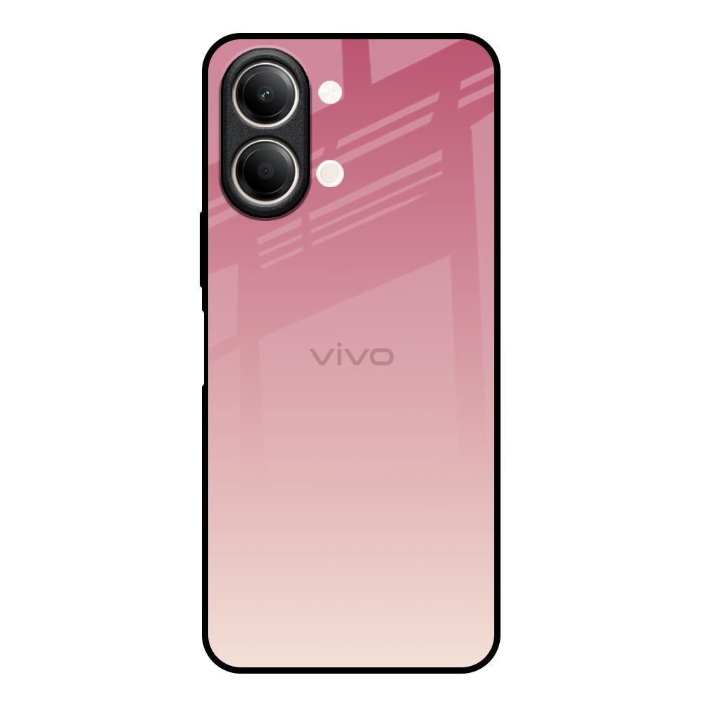 Blooming Pink Vivo Y21 5G Glass Back Cover Online