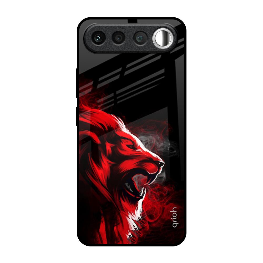 Red Angry Lion Realme 16 5G Glass Back Cover Online