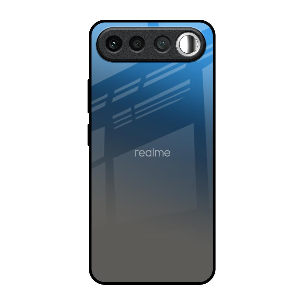 Blue Grey Ombre Realme 16 5G Glass Back Cover Online