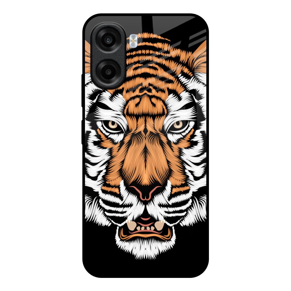 Angry Tiger OPPO K14x 5G Glass Back Cover Online
