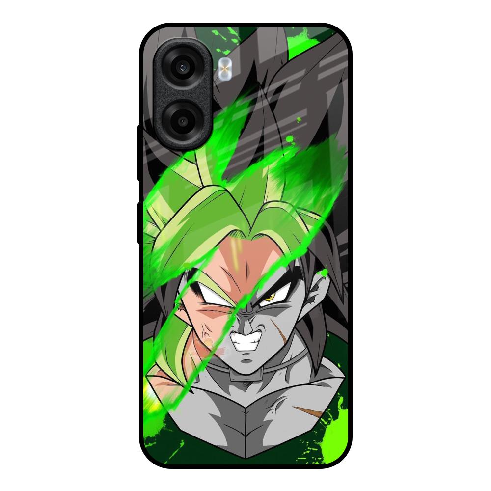 Anime Green Splash OPPO K14x 5G Glass Back Cover Online